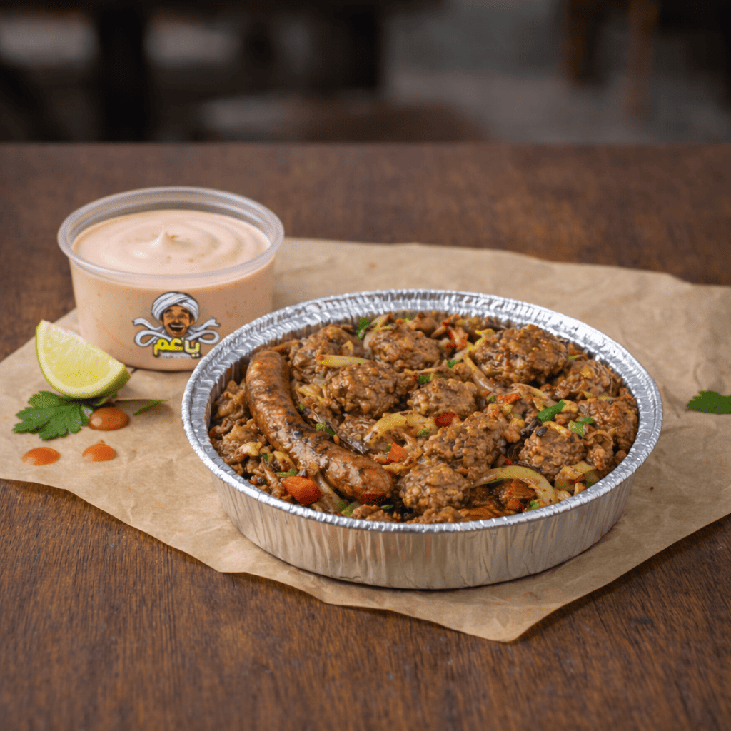 طبق شهي لفرد واحد